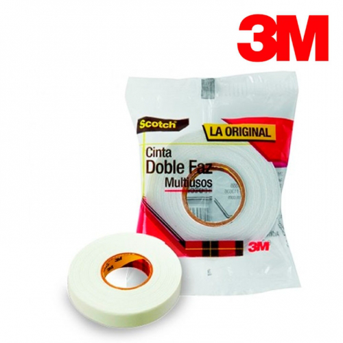 Cinta Doble Faz Espumada 2201 3M Blanca
